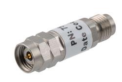 PE7510-30 - 30 dB Fixed Attenuator, 2.4mm Male to 2.4mm Female Stainless Steel Body Rated to 2 Watts Up to 50 GHz