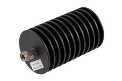 PE7513-30 - 30 dB Fixed Attenuator, 2.92mm Male to 2.92mm Female Black Anodized Aluminum Body Rated to 20 Watts Up to 40 GHz