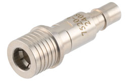 PE7520-30 - 30 dB Fixed Attenuator, QMA Male to QMA Female Brass Tri-Metal Body Rated to 2 Watts Up to 6 GHz