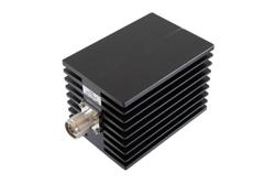 PE7582-30 - 30 dB Fixed Attenuator, N Male to N Female Aluminum Black Anodized Body Rated to 150 Watts Up to 10 GHz