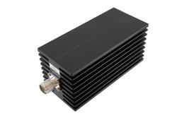 PE7583-40 - 40 dB Fixed Attenuator, N Male to N Female Aluminum Black Anodized Body Rated to 200 Watts Up to 10 GHz