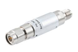 PE7605-1 - 1dB RF fixed attenuator 2W, DC to 18GHz, TNC male to female, Brass