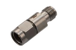 PE7703-0 - 0 dB Fixed Attenuator for Cryogenic Application, 2.92mm Male to 2.92mm Female Passivated Stainless Steel Body Rated to 1 Watt, DC to 40 GHz