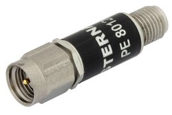 PE8012 - Schottky Zero Bias Detector, SMA, Negative Video Out, +20 dBm max Pin, 10 MHz to 12.4 GHz