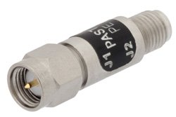 PE8033 - High Power Limiter, SMA, 100W Peak Power, 200 us Recovery, 18 dBm Flat Leakage, 2 GHz to 18 GHz