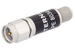 PE8034 - High Power Limiter, SMA, 100W Peak Power, 200 us Recovery, 13 dBm Flat Leakage, 4 GHz to 8 GHz