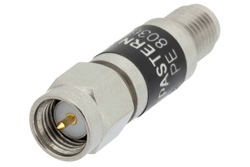 PE8036 - High Power Limiter, SMA, 100W Peak Power, 200 us Recovery, 16 dBm Flat Leakage, 7 GHz to 12 GHz