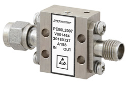 PE80L2007 - High Power Limiter, Field Replaceable 2.92mm, 100W Peak Power, 15 us Recovery, 13 dBm Flat Leakage, 18 GHz to 40 GHz