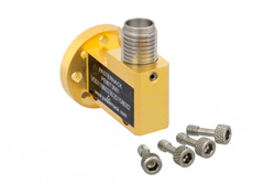 Zero Biased E Band Waveguide Detector, WR-12, Negative Video Out, 60 GHz to 90 GHz, UG-387/U