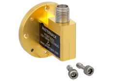 Zero Biased U Band Waveguide Detector, WR-19, Negative Video Out, 40 GHz to 60 GHz, UG-383/U