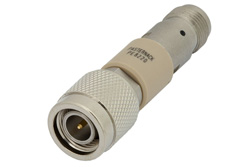 PE8220 - DC Block on Outer Conductor TNC Male to TNC Female Operating From 10 MHz to 18 GHz