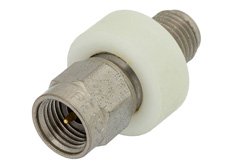 PE8224 - DC Block on Inner and Outer Conductor 2.92mm Male to 2.92mm Female Operating From 10 MHz to 26.5 GHz