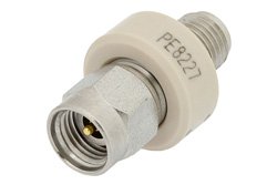 PE8227 - DC Block on Inner and Outer Conductor 2.92mm Male to 2.92mm Female Operating From 10 MHz to 40 GHz