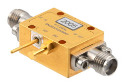 PE82P2005 - Analog Phase Shifter, 1 GHz to 2 GHz, 360 degree Phase Range, 0V to +12V Control Voltage, Max Pin +27 dBm , SMA