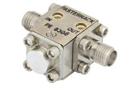 PE8306 - Isolator With 17 dB Isolation From 18 GHz to 26.5 GHz, 1 Watt And SMA Female