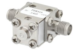 PE8319 - Isolator With 20 dB Isolation From 27 GHz to 31 GHz, 5 Watts And 2.92mm Female