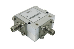 PE83CR004 - Circulator with 17 dB Isolation from 1.7 GHz to 2.4 GHz, 10 Watts and SMA Female