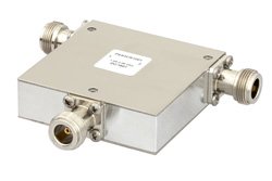 PE83CR1001 - High Power Circulator with 18 dB Isolation from 1 GHz to 2 GHz, 100 Watts and N Female