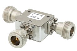 PE83CR1009 - High Power Circulator With 20 dB Isolation From 7 GHz to 12.4 GHz, 50 Watts And N Female