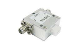 PE83IR006 - Isolator with 18 dB Isolation from 4 GHz to 8 GHz, 10 Watts and SMA Female
