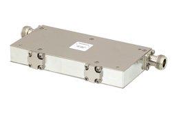 Dual Junction Isolator With 40 dB Isolation From 1.7 GHz to 2.2 GHz, 10 Watts And SMA Female