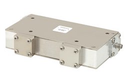 Dual Junction Isolator With 40 dB Isolation From 1.7 GHz to 2.2 GHz, 10 Watts And N Female