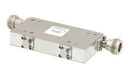 Dual Junction Isolator With 36 dB Isolation From 4 GHz to 8 GHz, 10 Watts And SMA Female