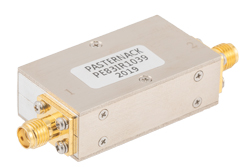 Isolator with 12 dB Isolation from 2 GHz to 6 GHz, 10 Watts and SMA Female
