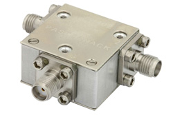 PE8402 - Circulator With 18 dB Isolation From 4 GHz to 8 GHz, 10 Watts And SMA Female