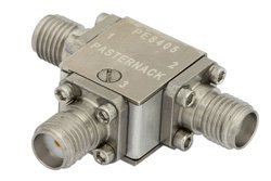 PE8405 - Circulator With 20 dB Isolation From 11 GHz to 18 GHz, 10 Watts And SMA Female