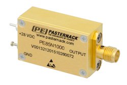 PE85N1000 - SMA Calibrated Noise Source Module, Output ENR of 15 dB, +28 VDC, 0.01 MHz to 2 GHz