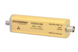 PE85N1006 - SMA Precision Calibrated Noise Source Module, Output ENR of 14 dB, +28 VDC, 10 MHz to 18 GHz, Calibration Standard