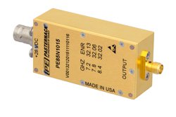 PE85N1015 - SMA Calibrated, Integral Isolator Noise Source Module, Output ENR of 30 dB, +28 VDC, 7.2 GHz to 8.4 GHz