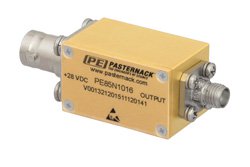 PE85N1016 - SMA Calibrated, Integral Isolator Noise Source Module, Output ENR of 30 dB, +28 VDC, 10.7 GHz to 12.7 GHz