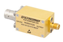 PE85N1020 - SMA Calibrated Noise Source Module, Output ENR of 30 dB, +28 VDC, 0.01 MHz to 2 GHz
