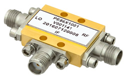 PE86X1001 - Double Balanced Mixer Operating From 24 GHz to 38 GHz With an IF Range From DC to 8 GHz And LO Power of +13 dBm, Field Replaceable 2.92mm