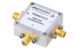 PE86X1013 - Double Balanced Mixer Operating from 0.5 MHz to 500 MHz with an IF Range from DC to 500 MHz and LO Power of +10 dBm, SMA
