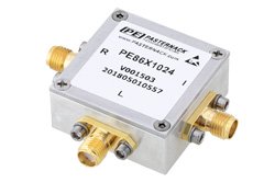 PE86X1024 - Double Balanced Mixer Operating from 800 MHz to 4.2 GHz with an IF Range from DC to 800 MHz and LO Power of +13 dBm, SMA