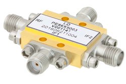 PE86X9003 - IQ Mixer Operating from 11 GHz to 16 GHz with an IF Range from DC to 3.5 GHz and LO Power of +19 dBm, Field Replaceable SMA