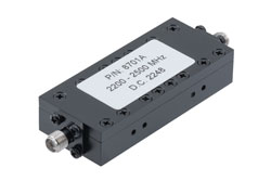 PE8701A - 8 Section Bandpass Filter With SMA Female Connectors Operating from 2.2 GHz to 2.5 GHz With a 300MHz Passband