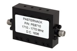 PE8710 - 4 Section Bandpass Filter With SMA Female Connectors Operating From 1.71 GHz to 1.77 GHz With a 60 MHz Passband