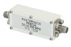 PE8724 - 5 Section Lowpass Filter With SMA Female Connectors Operating From DC to 300 MHz
