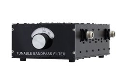 PE8730 - 5 Section Tunable Band Pass Filter With N Female Connectors Operating From 500 MHz to 1,000 MHz With a 5% Bandwidth