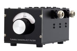 PE8738 - 3 Section Tunable Band Reject Filter with N Female Connectors Operating from 1 GHz to 2 GHz with a 1% Bandwidth