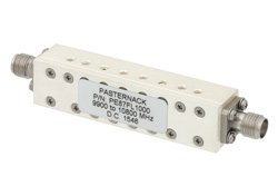 PE87FL1000 - 8 Section Bandpass Filter With SMA Female Connectors Operating From 9.9 GHz to 10.8 GHz With a 900 MHz Passband