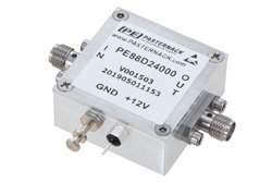 Frequency Divider, Divide by 24 Prescaler Module, 100 MHz to 12 GHz, SMA