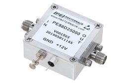 PE88D25000 - Frequency Divider, Divide by 5 Prescaler Module, 100 MHz to 7 GHz, SMA