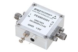 PE88D5001 - Frequency Divider, Divide by 5 Prescaler Module, 100 MHz to 15 GHz, SMA