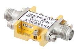 PE88D8000 - Frequency Divider, Divide by 8 Prescaler Module, 500 MHz to 18 GHz, Field Replaceable SMA