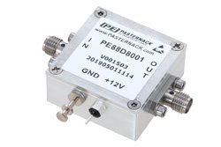 PE88D8001 - Frequency Divider, Divide by 8 Prescaler Module, 500 MHz to 18 GHz, SMA